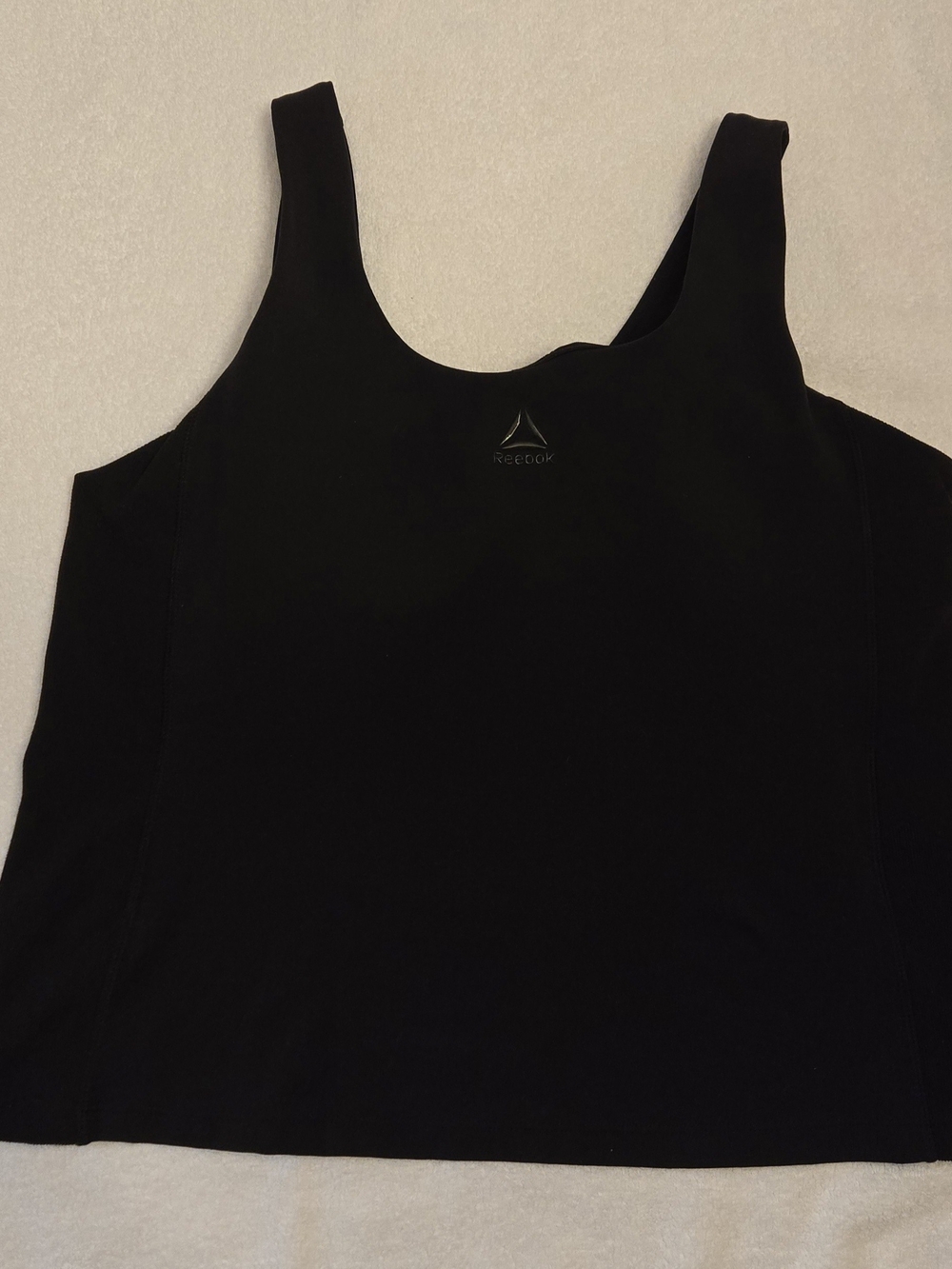 Reebok Black Scoop Neck Athletic Tank Top